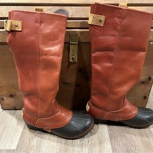 SOREL SLIMPACK TALL 6.5 EQUESTRIAN Riding Boots
Women CINNAMON RARE